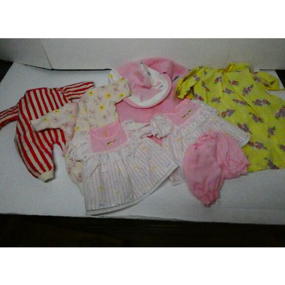 Vintage 1960's Doll Clothes Lot Baby First Step and Thumbalena Tubby - Picture 1 of 11